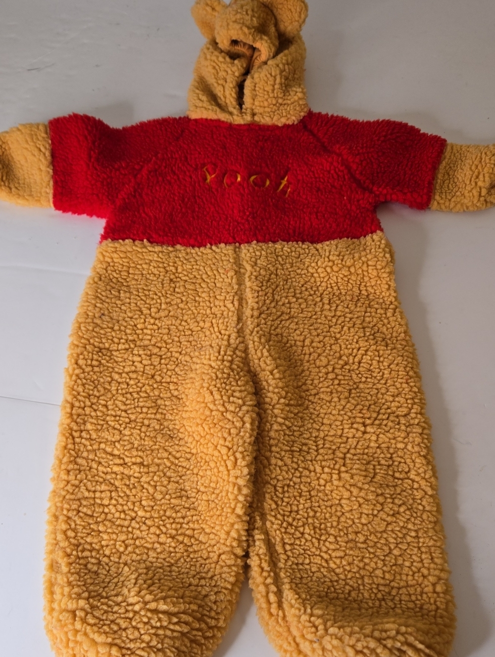 Vintage Disney Store 2T - 4T Winnie The Pooh Costume Halloween Bear Suit